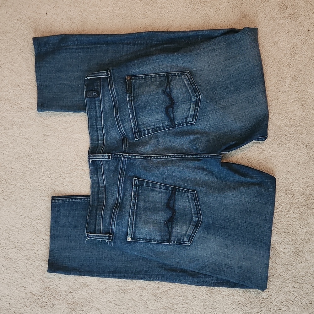 🔥🔥7 For All Mankind dark wash jeans 2